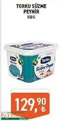 TORKU SÜZME PEYNİR 850 G TORKU SÜZME PEYNİR 850 G